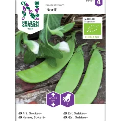 Sokeriherne Nelson Garden Norli Organic, siemenet