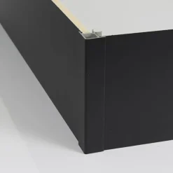 Sokkelin kulmalista Grip 90°, 150mm, musta