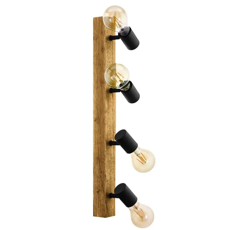 Spottivalaisin Eglo Townshend 3, 4x60W, 630x50mm, E27, IP20, ruskea/musta