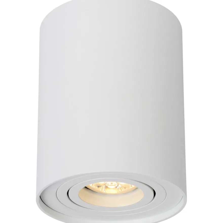 Spottivalaisin Lucide Tube, Ø9.6cm, GU10, valkoinen