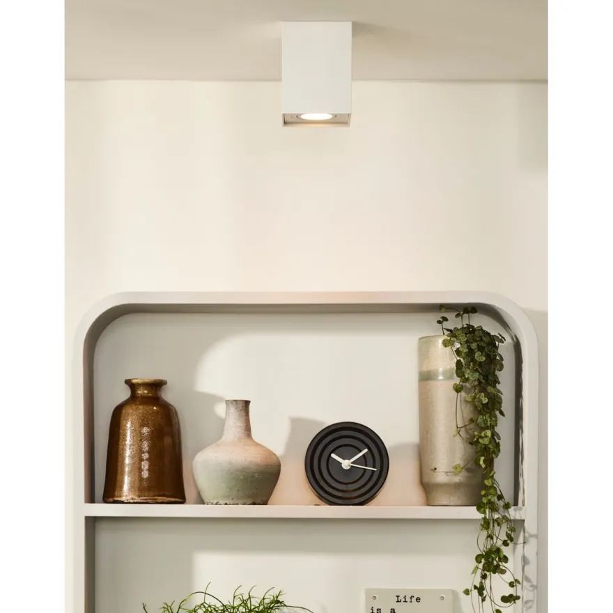 Spottivalaisin Lucide Tube, GU10, valkoinen