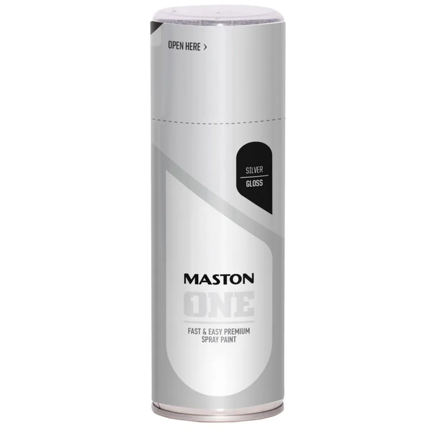 Spraymaali Maston ONE metallivärit, 400ml, eri värejä