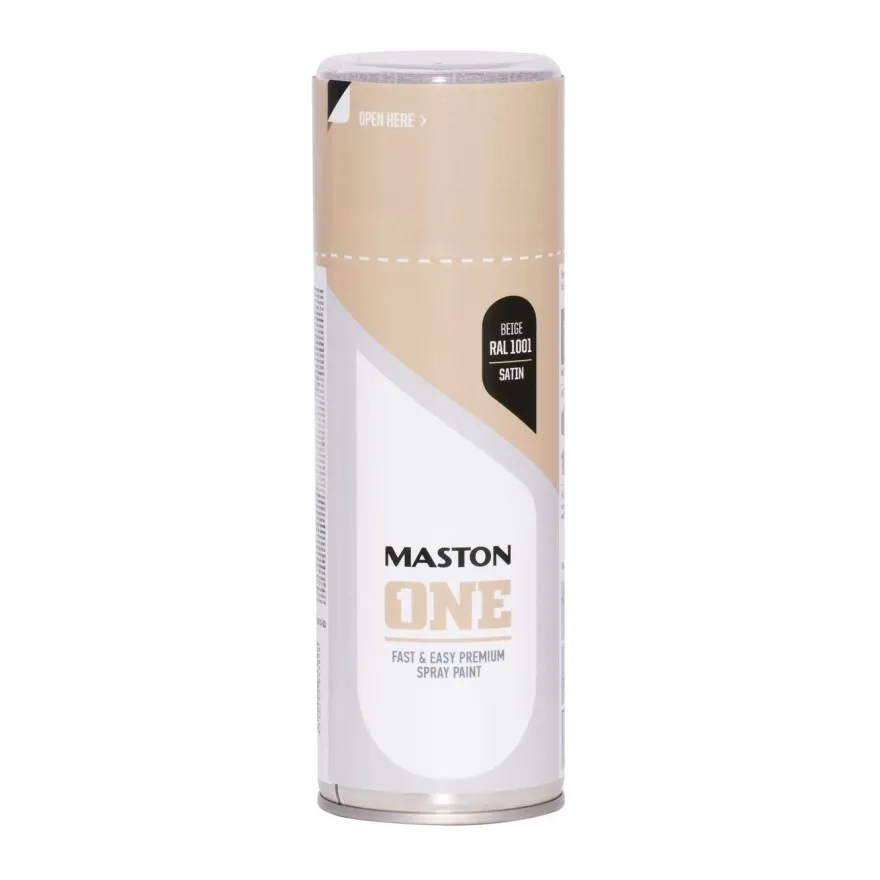 Spraymaali Maston ONE Satiini, 400ml, eri värejä