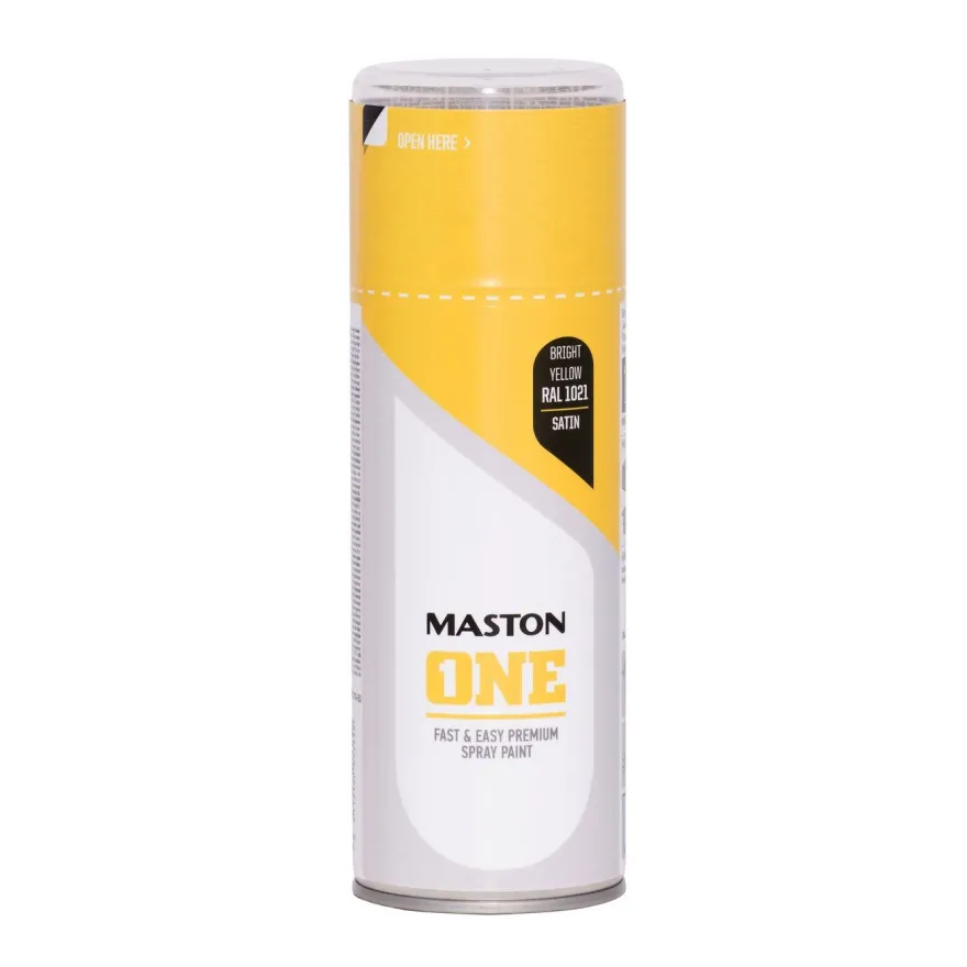 Spraymaali Maston ONE Satiini, 400ml, eri värejä