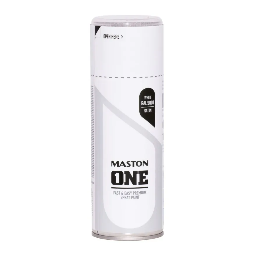 Spraymaali Maston ONE Satiini, 400ml, eri värejä