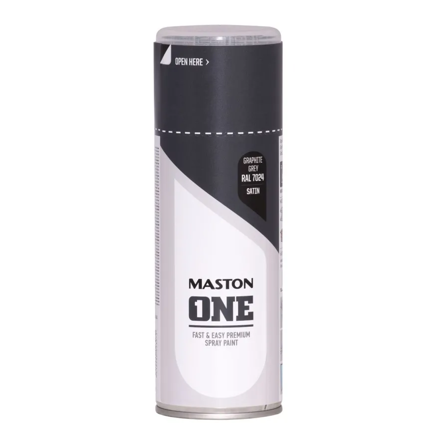 Spraymaali Maston ONE Satiini, 400ml, eri värejä