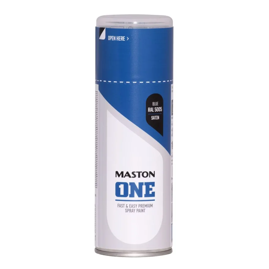 Spraymaali Maston ONE Satiini, 400ml, eri värejä