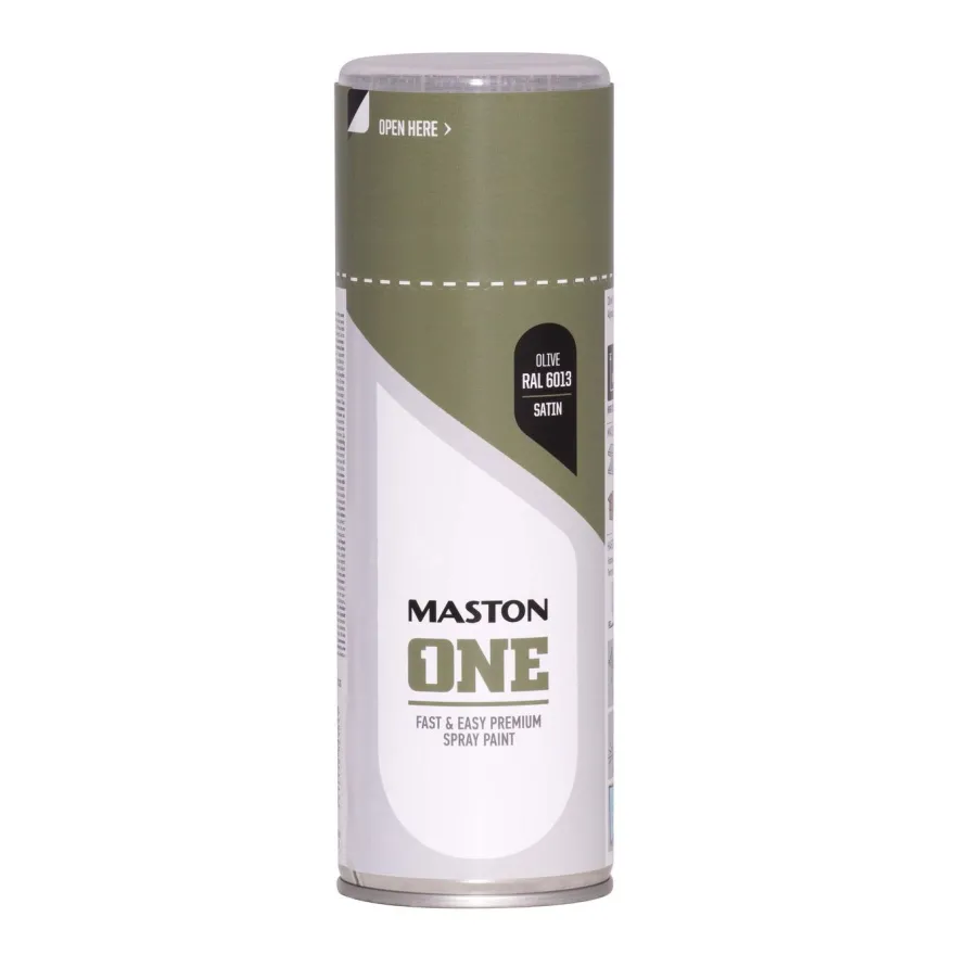 Spraymaali Maston ONE Satiini, 400ml, eri värejä
