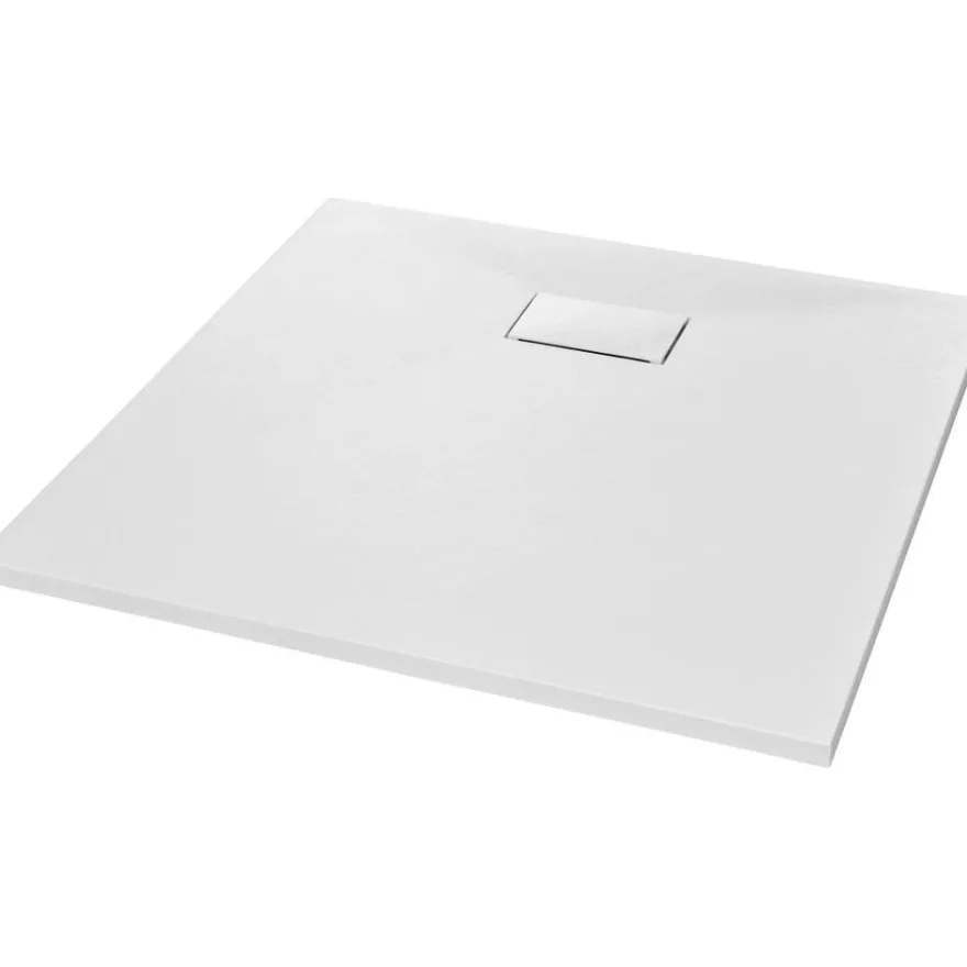 Suihkualusta 80x80 cm SMC valkoinen