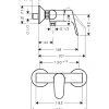 Suihkuhana Hansgrohe Focus