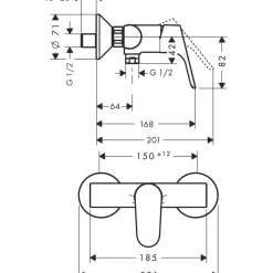 Suihkuhana Hansgrohe Focus
