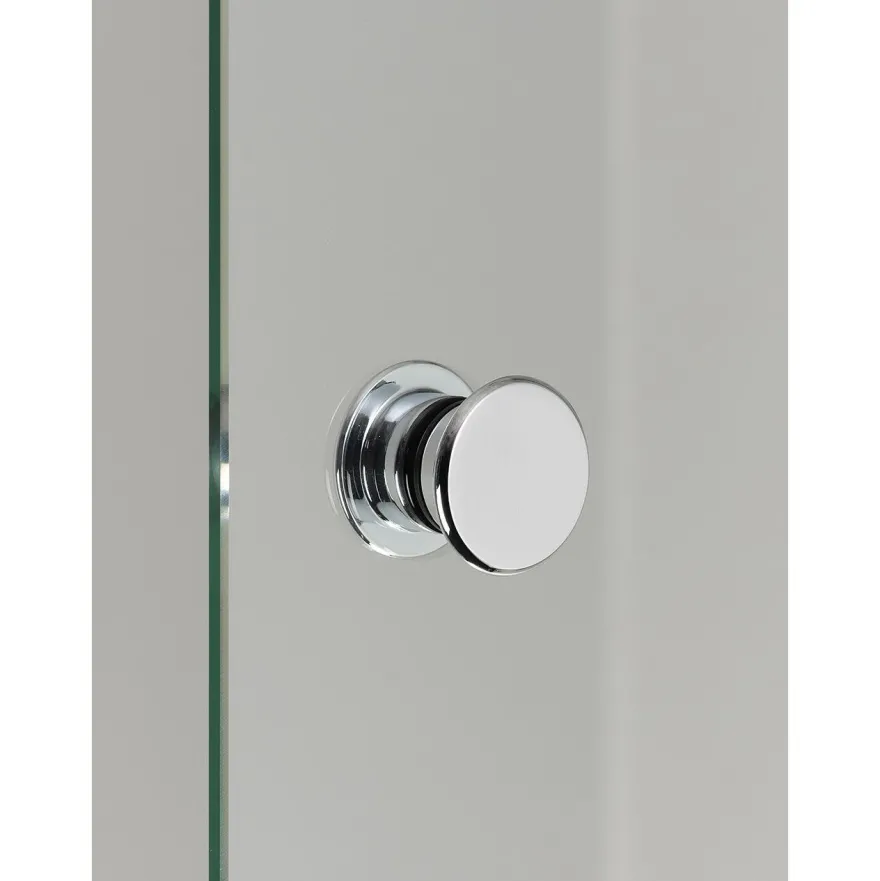 Suihkukulma Vihtan Ocean 4+4 800/900mm, kääntyvä kaareva, kirkas lasi
