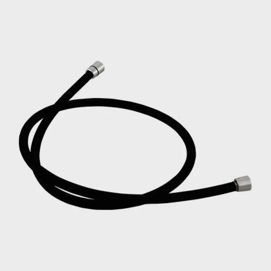 Suihkuletku Scandtap, Steel Expression, 1,5m, PVC, musta