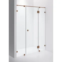 Suihkuovi INR Arc 7 Original, opaalikirkas lasi, eri profiileja, mittatilaus