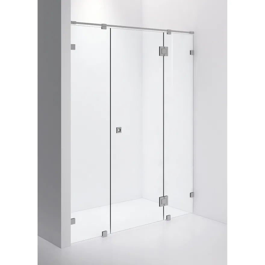 Suihkuovi INR Arc 7 Original, opaalikirkas lasi, eri profiileja, mittatilaus