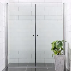 Suihkuseinä Bathlife Mångsidig Vital, kaksi ovea, eri kokoja
