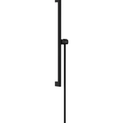 Suihkutanko Hansgrohe Unica S Puro, 65 cm, Easy slide -liu'ulla ja Isiflex-suihkuletkulla 160 cm, mattamusta