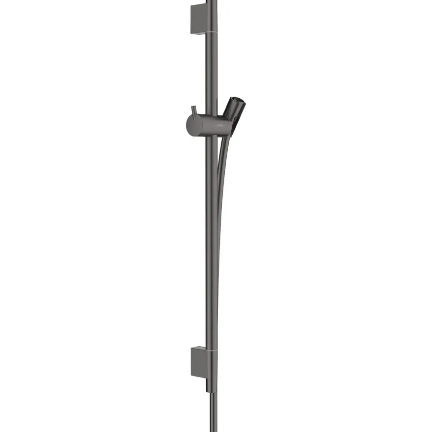 Suihkutanko Hansgrohe Unica S Puro, 65 cm, suihkuletkulla, harjattu musta kromi