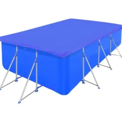 Suorakaiteen muotoinen uima-altaan suoja pe 90 g/sqm
