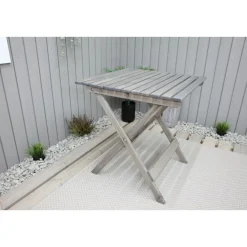 Taitettava puutarhapöytä Baltic Garden Wilma 65x65cm er värejä