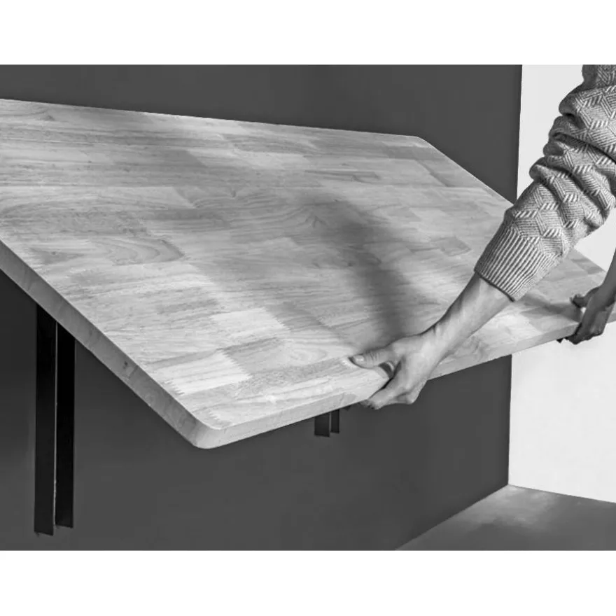 Taittokannake pöydälle Pisla, 2kpl, 560x580mm, musta