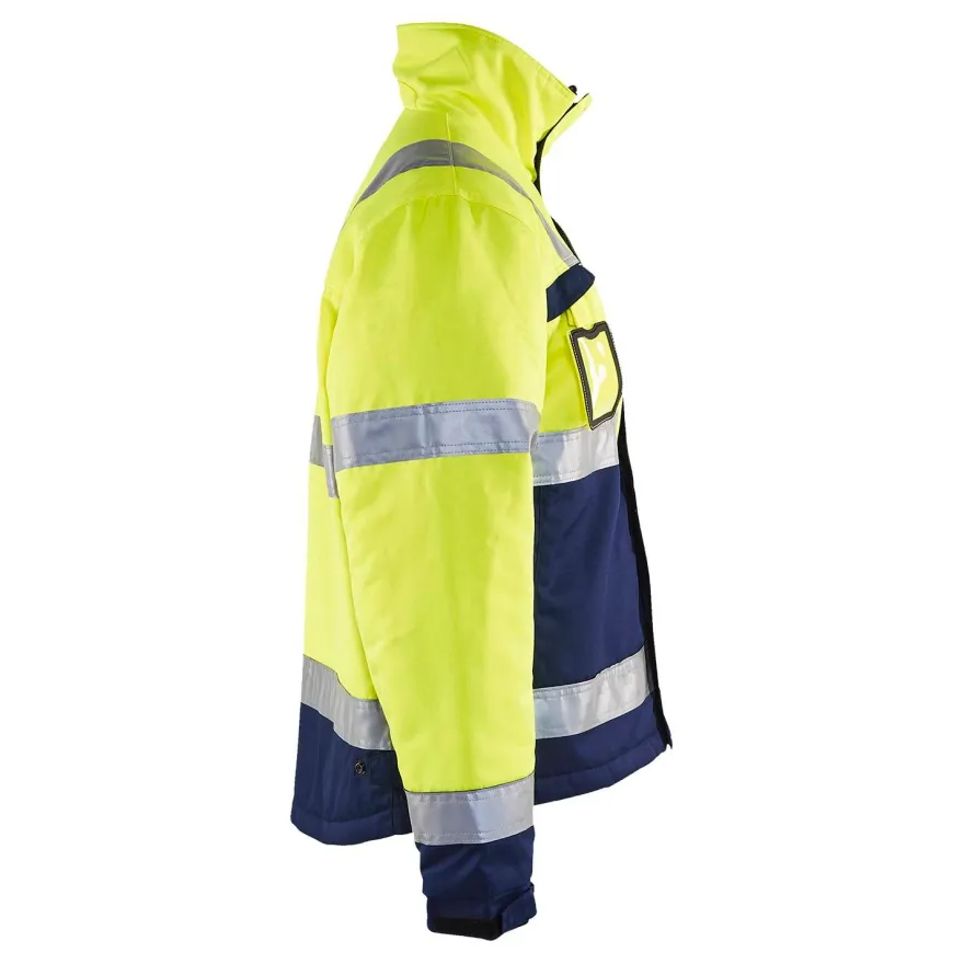 Talvitakki Blåkläder 4862 Highvis, keltainen/mariininsininen