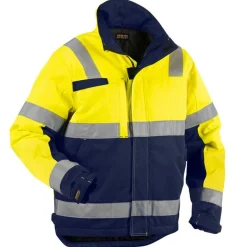 Talvitakki Blåkläder 4862 Highvis, keltainen/mariininsininen