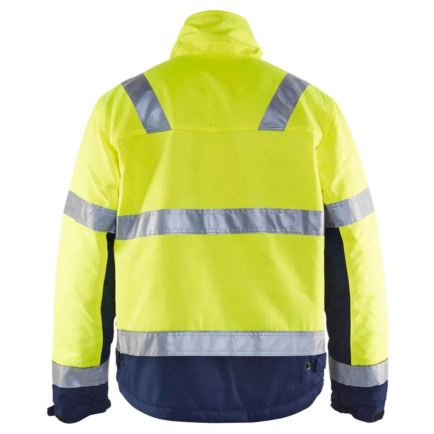 Talvitakki Blåkläder 4862 Highvis, keltainen/mariininsininen