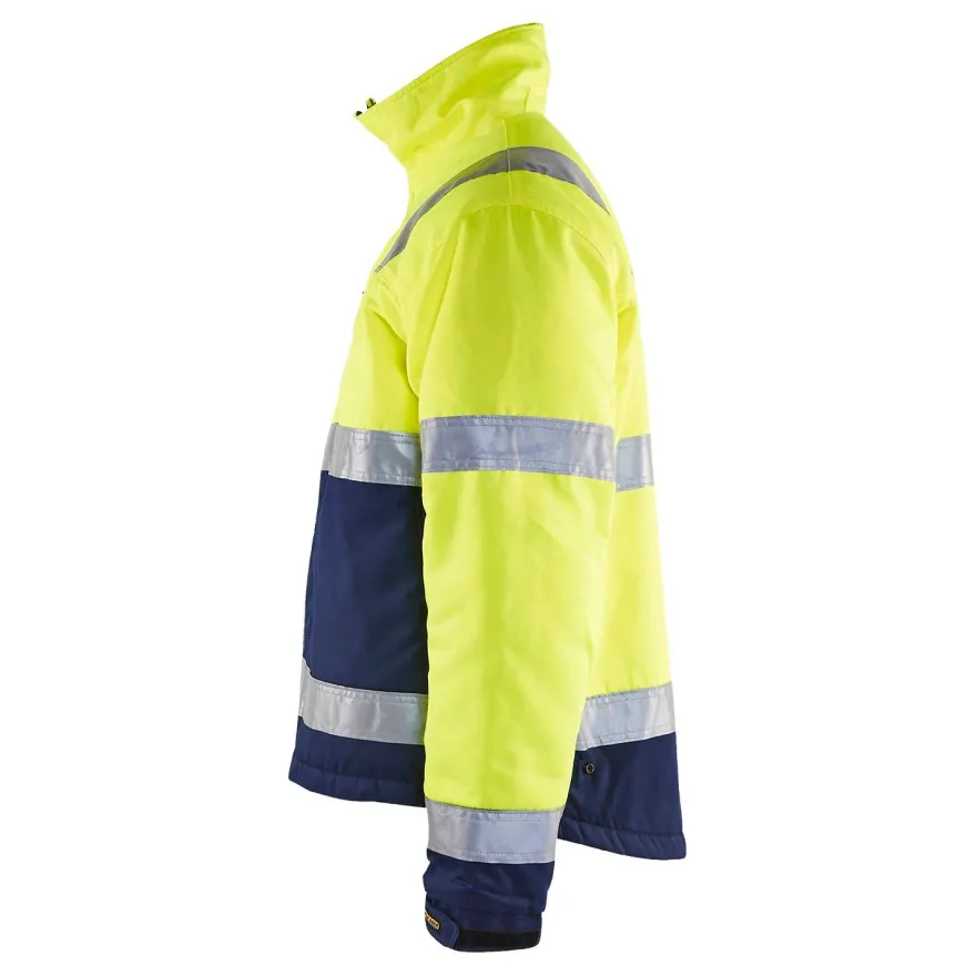 Talvitakki Blåkläder 4862 Highvis, keltainen/mariininsininen