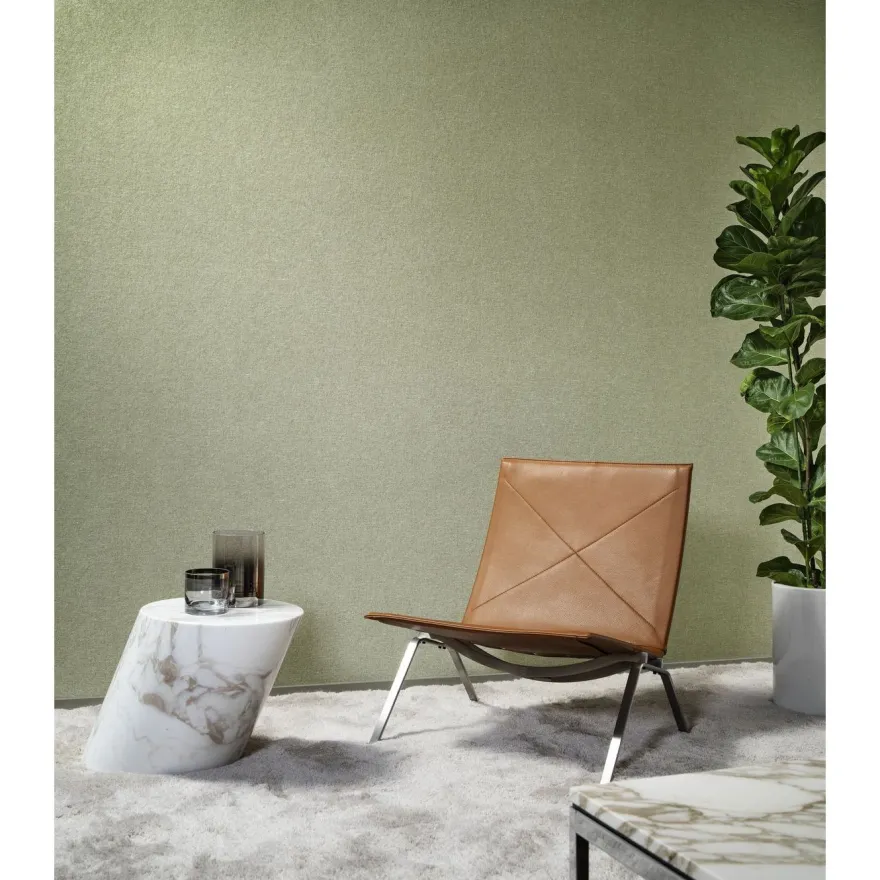 Tapetti Arte Chanderi, 0.7x8.5m, non-woven, yksivärinen, pistaasi