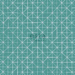 Tapetti Esta Geometric Shapes 148350, graafinen/geometrinen, moderni, tumma vedenvihreä