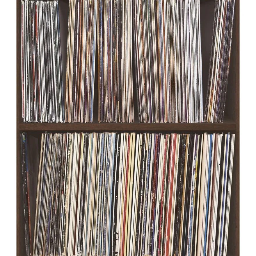 Tapetti Galerie Grunge G45385, kirjahylly, monivärinen