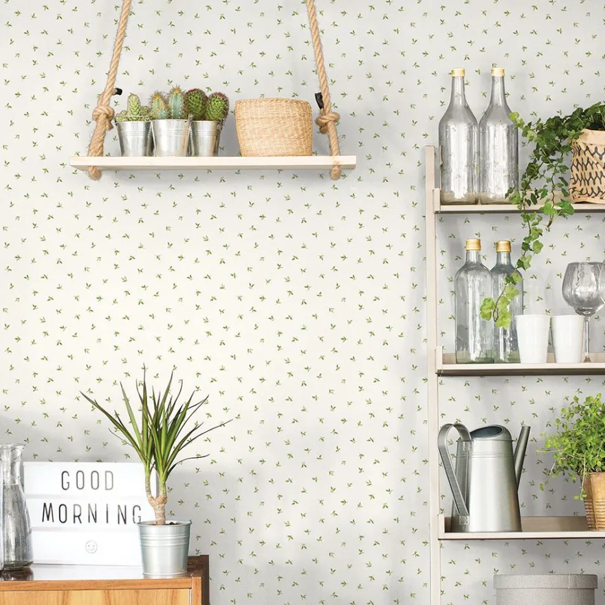 Tapetti Galerie Just Kitchens Leaf Toss, kasvi, romanttinen