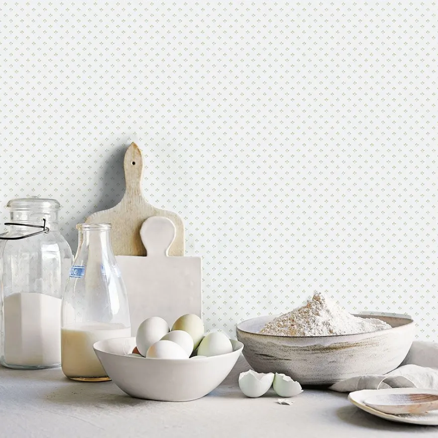 Tapetti Galerie Just Kitchens Tri Leaf, kasvi, romanttinen