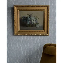 Tapetti Långelid/Von Brömssen Coleslaw, non-woven, kasvi, sininen