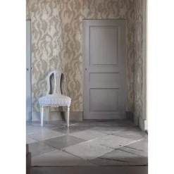 Tapetti Långelid/Von Brömssen Hares in hiding, taupe, non-woven
