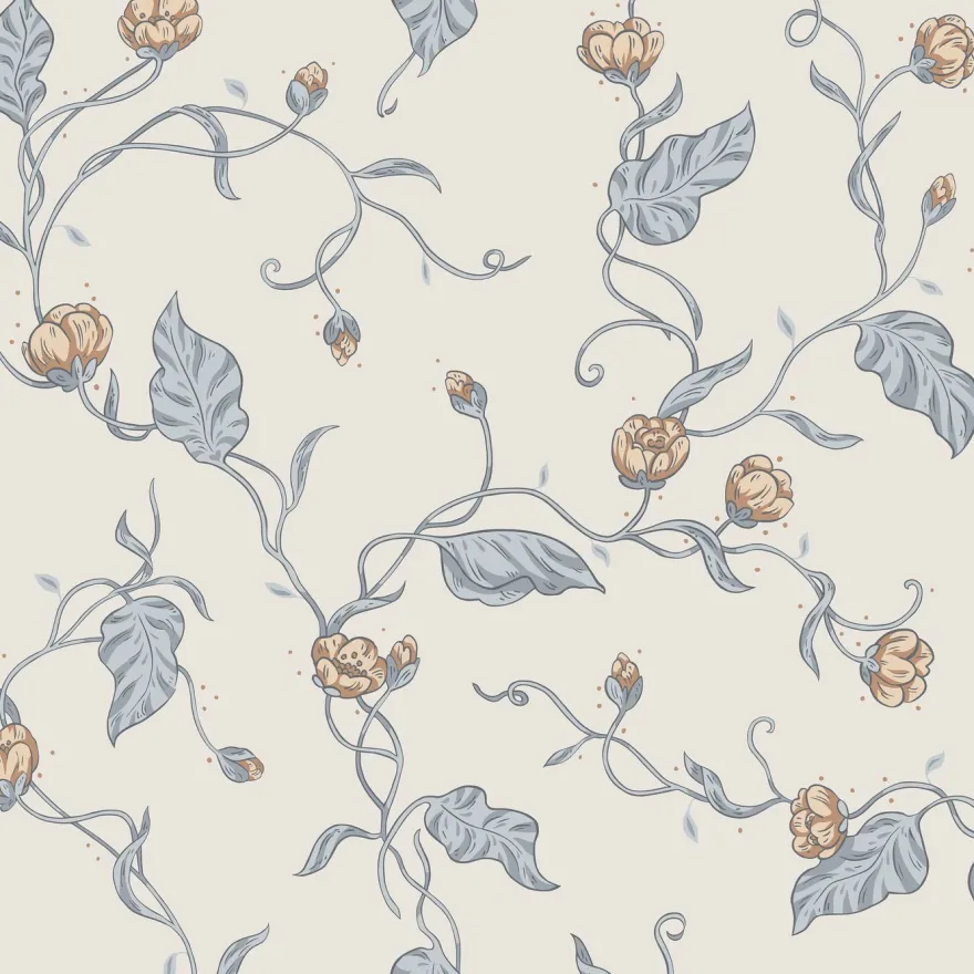 Tapetti Sandberg Elmire, non-woven, romanttinen