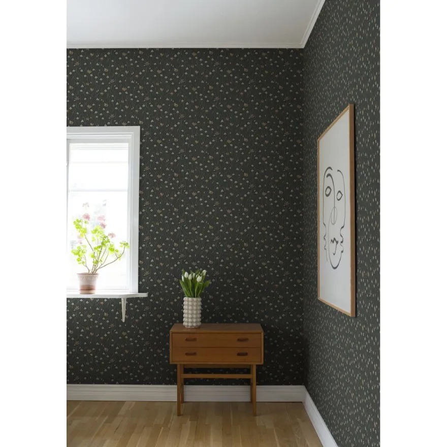 Tapetti Sandberg Signe, non-woven, romanttinen