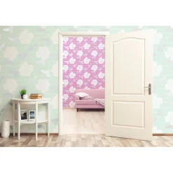 Tapetti Sandudd Rolleri 9 5279-5, 0,53x11,2m, non-woven, ruusu, romanttinen, pinkki/valkoinen