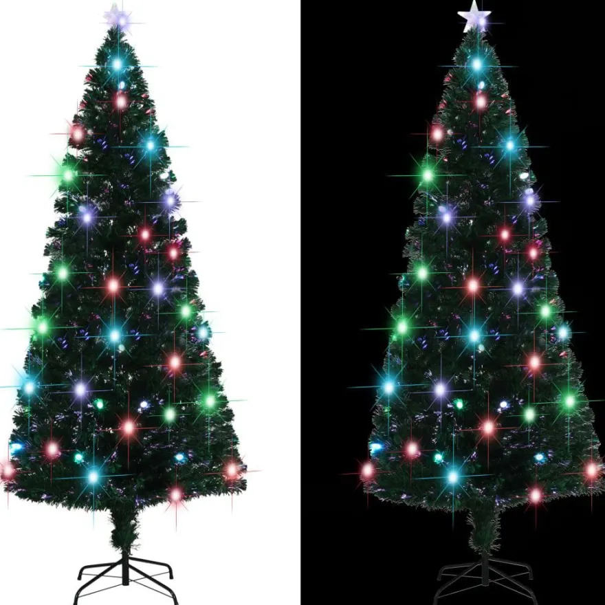 Tekojoulukuusi jalustalla, LED, 210cm, 280 oksaa
