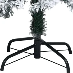 Tekojoulukuusi lumihuurteella, vihreä, 150cm, PVC