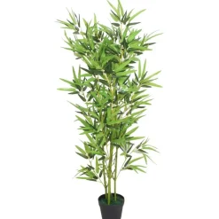 Tekokasvi ruukulla bambu 120 cm vihreä