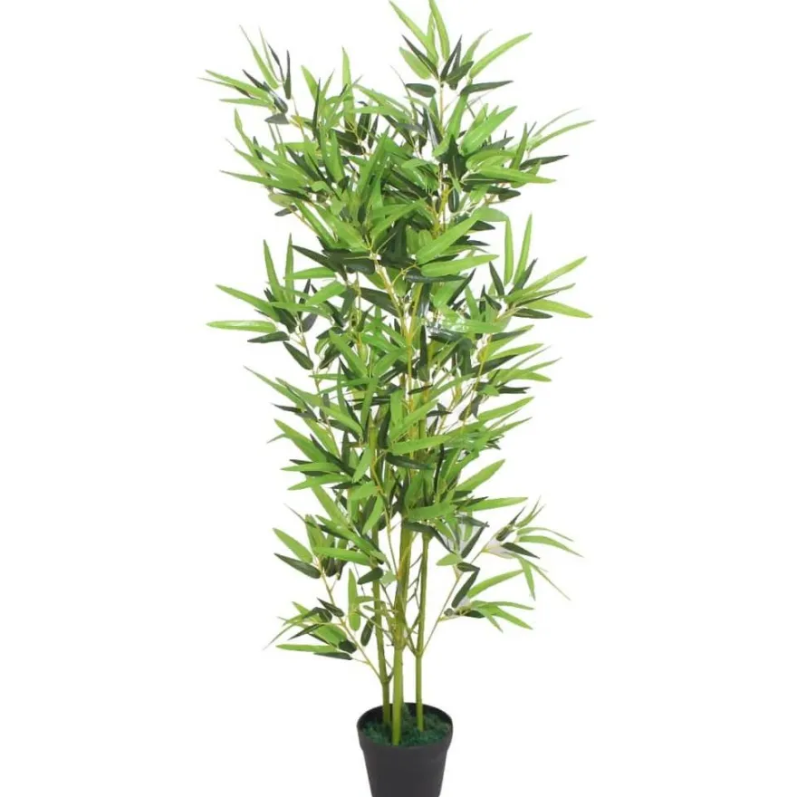 Tekokasvi ruukulla bambu 120 cm vihreä
