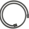 Tekstiilisuihkuletku Hansgrohe Designflex 125 cm, harjattu musta kromi