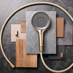 Tekstiilisuihkuletku Hansgrohe Designflex 160cm, kiiltävä kulta
