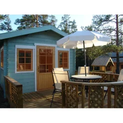 Terassielementti Tammiston Puu pohjakehikko T01, 980x980mm, vihreä