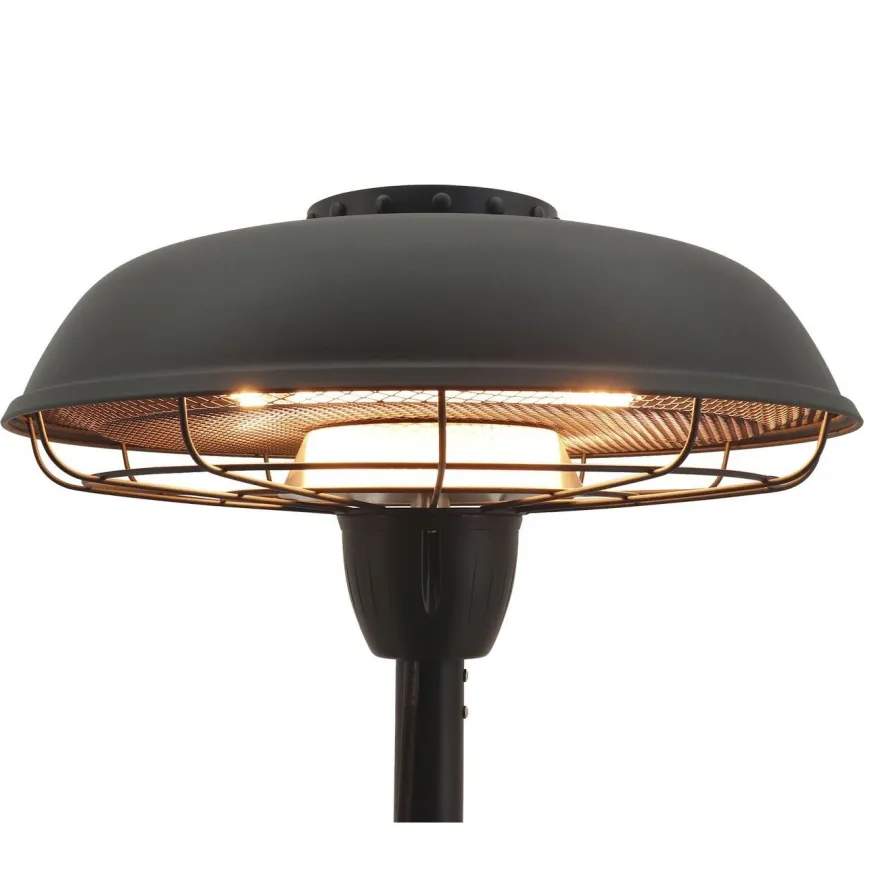 Terassilämmitin Hortus, lattiamalli, 900/1200W, HA, musta