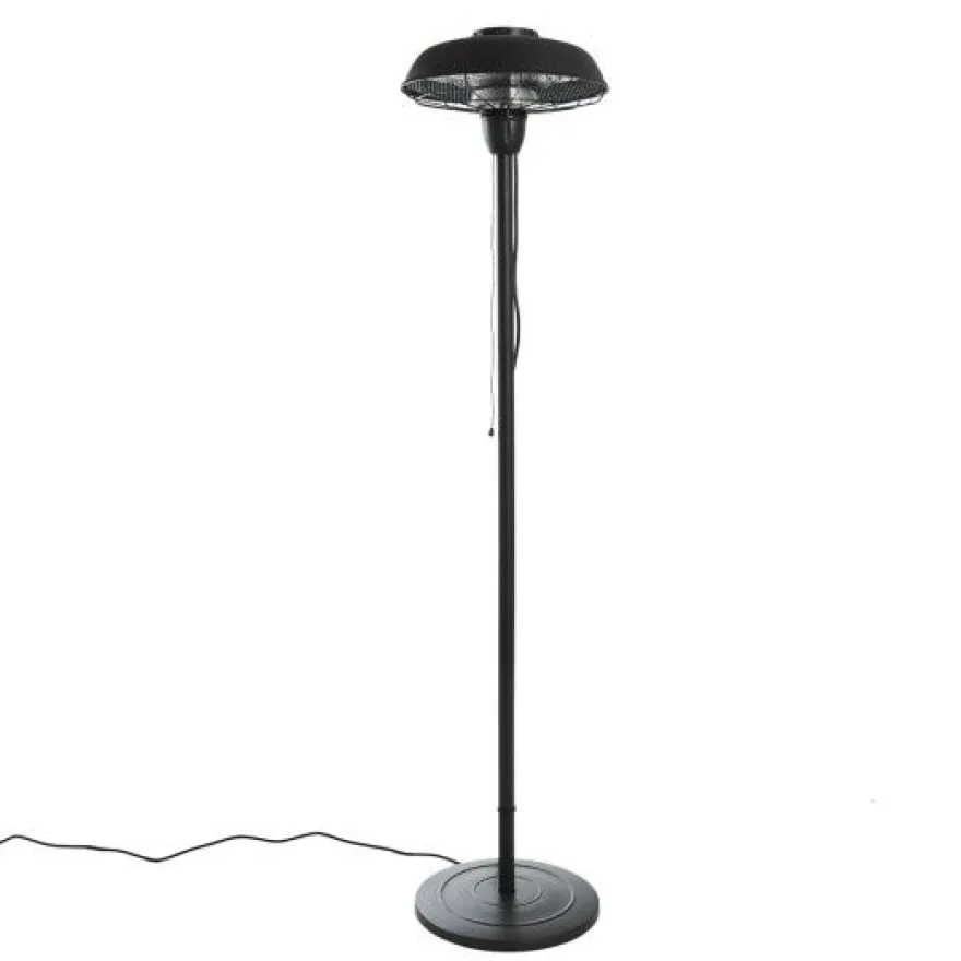 Terassilämmitin Hortus, lattiamalli, 900/1200W, HA, musta