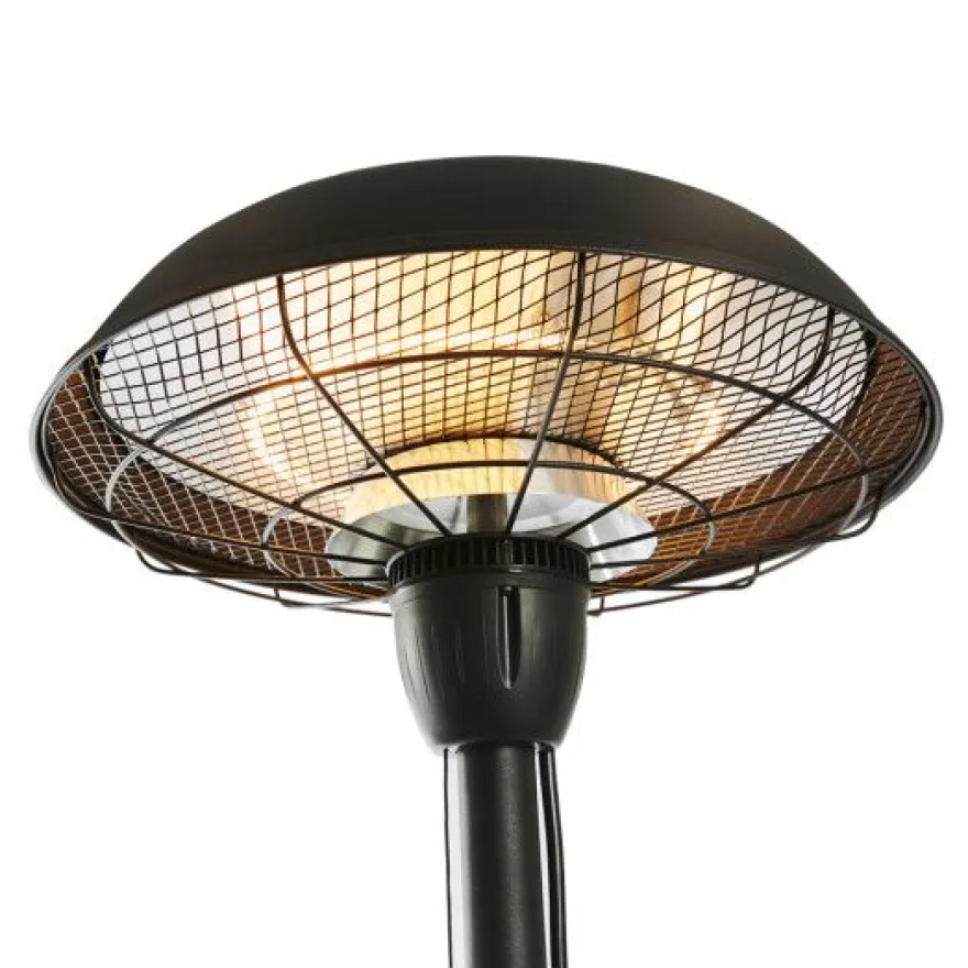 Terassilämmitin Hortus, lattiamalli, 900/1200W, HA, musta