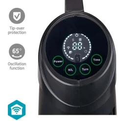 Terassilämmitin Nedis HTPA21BKW SmartLife Wi-Fi 1200W musta